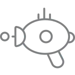 Alien Gun SVG Icon